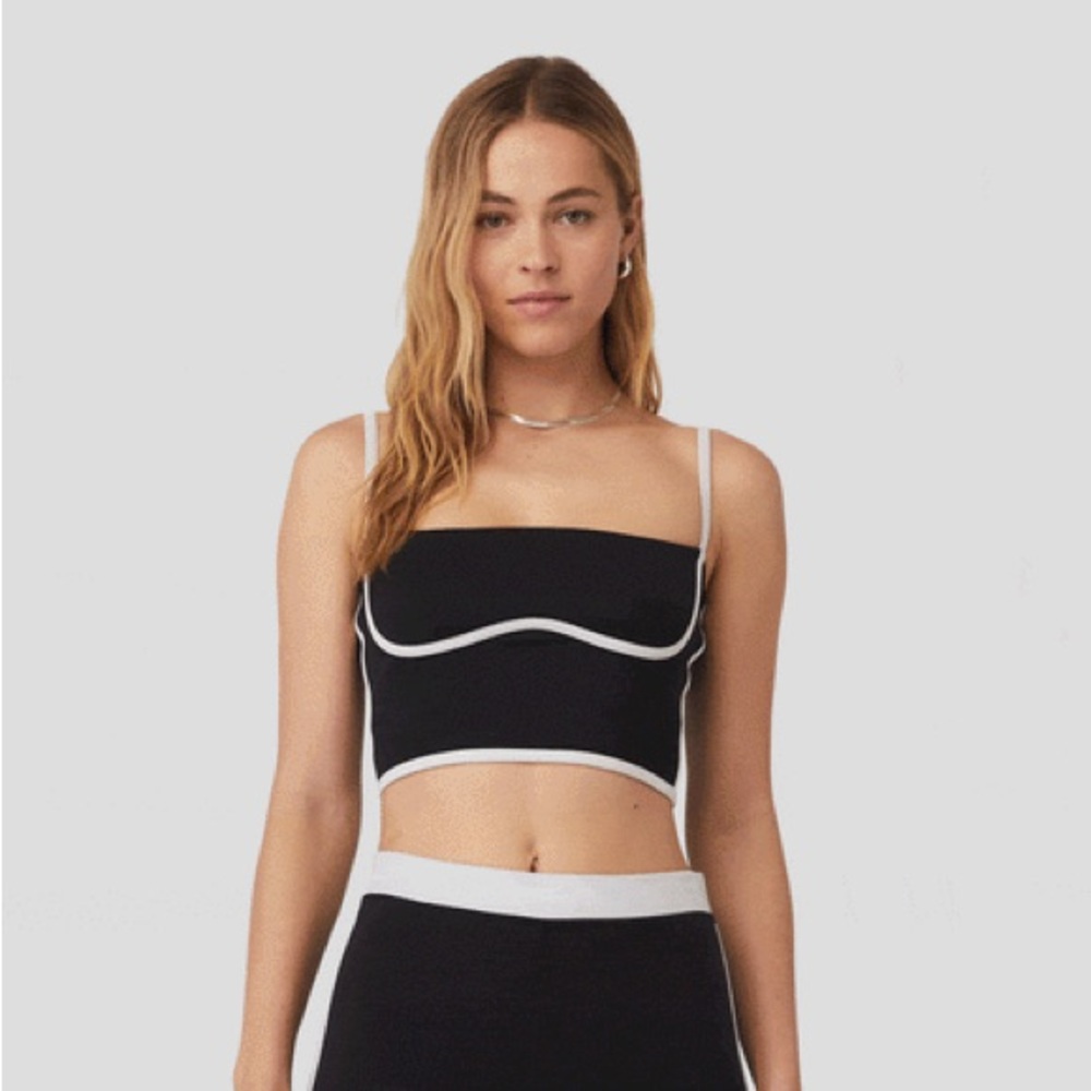 Black and White Women's Tank Top